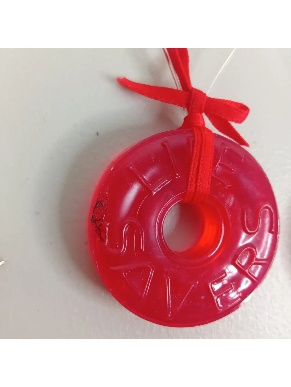 VTG 1988 Nabisco Life Savers Candy Green Red Orange Christmas Ornament of 18 Lot
